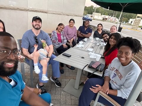 Our fellows having a fun time at Counter culture frozen yogurt along with the Program director and faculty, after they finished In-Training exam! @LSUHS @DrJakeSmith19 @AaminaShakir @GirijaBhoite @dr_naeoncall #CardioTwitter @ACCinTouch