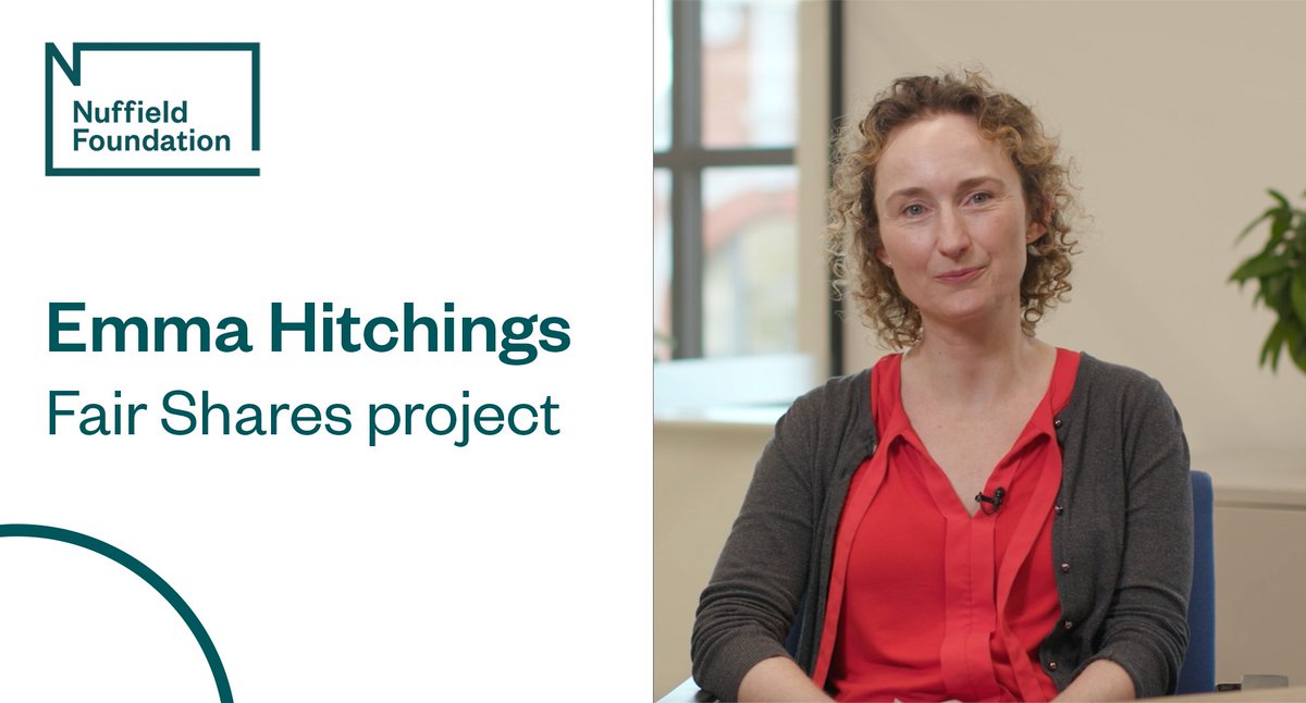 Nuffield Foundation (@nuffieldfound) on Twitter photo Delighted to be hosting the launch of the #NuffieldFunded <a href="/shares_fair/">Fair Shares Project</a> project led by <a href="/EmmaHitchings6/">Emma Hitchings</a> <a href="/BristolUniLaw/">Bristol Law School</a>
🗓️ 1 Nov, 3pm - 5pm
🎙️ London & online
⌨️ Register: ow.ly/kMF850Q1rP8
📺 Watch Professor Hitchings talk about the project here: ow.ly/jw7850Q1rPN Delighted to be hosting the launch of the #NuffieldFunded <a href="/shares_fair/">Fair Shares Project</a> project led by <a href="/EmmaHitchings6/">Emma Hitchings</a> <a href="/BristolUniLaw/">Bristol Law School</a>
🗓️ 1 Nov, 3pm - 5pm
🎙️ London & online
⌨️ Register: ow.ly/kMF850Q1rP8
📺 Watch Professor Hitchings talk about the project here: ow.ly/jw7850Q1rPN