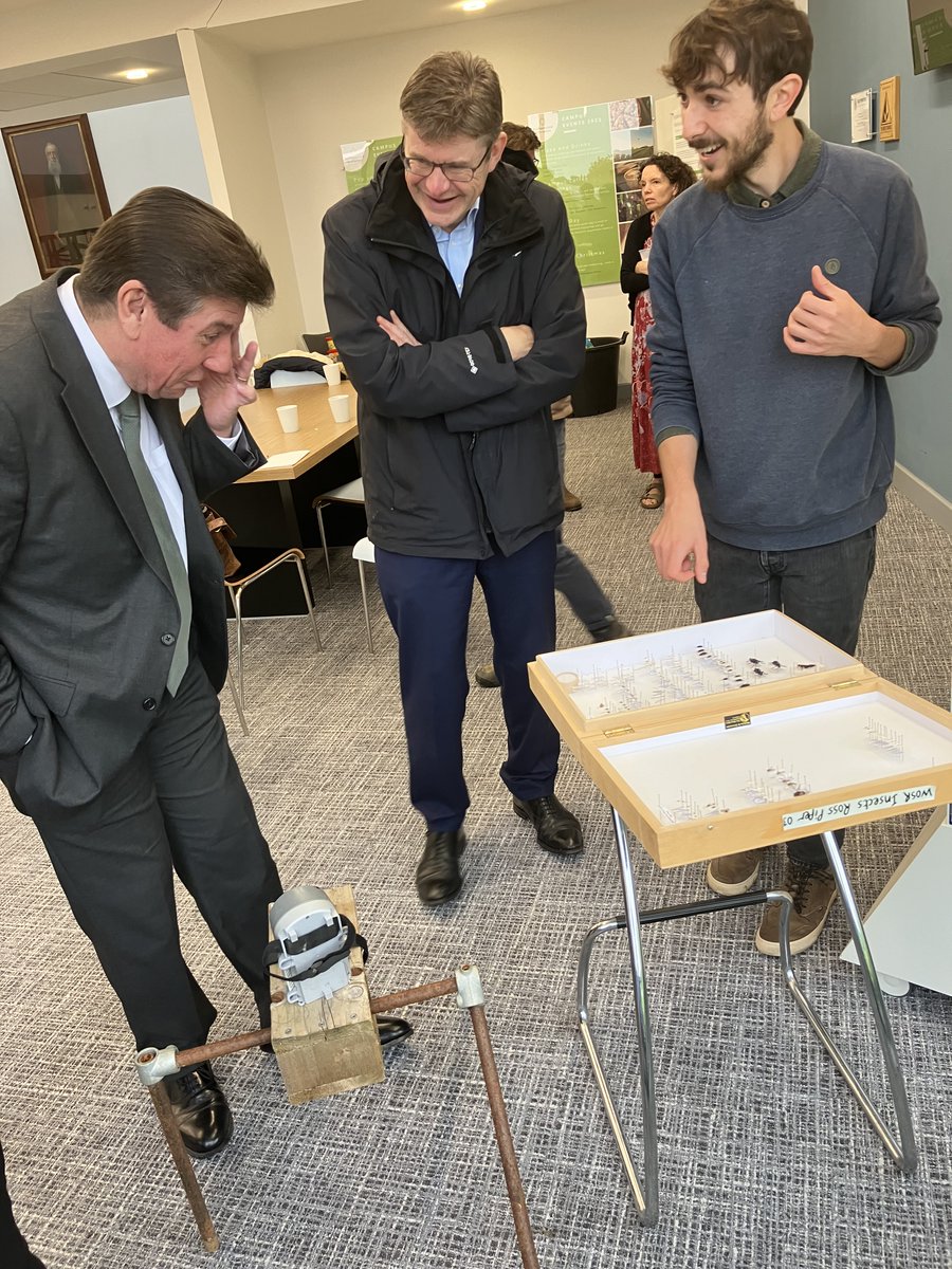 Members heard how Machine Learning is used to predict changes in butterfly and moth distribution in the UK based on historical data records. They also heard how parasitoid wasps can combat crop pests and help protect oil seed rape