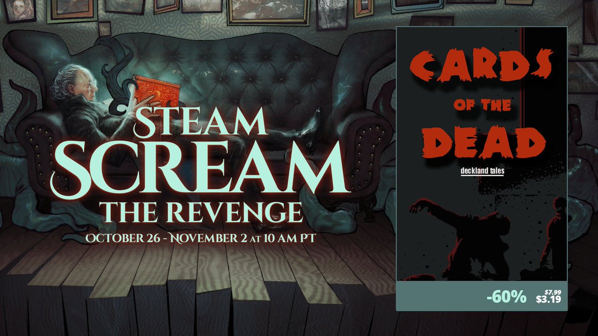 🃏 Cards of the Dead 🧟‍♂️ (<a href="/BoomfireGames/">Boomfire Games</a>)
🎮 store.steampowered.com/app/1592230?ut…