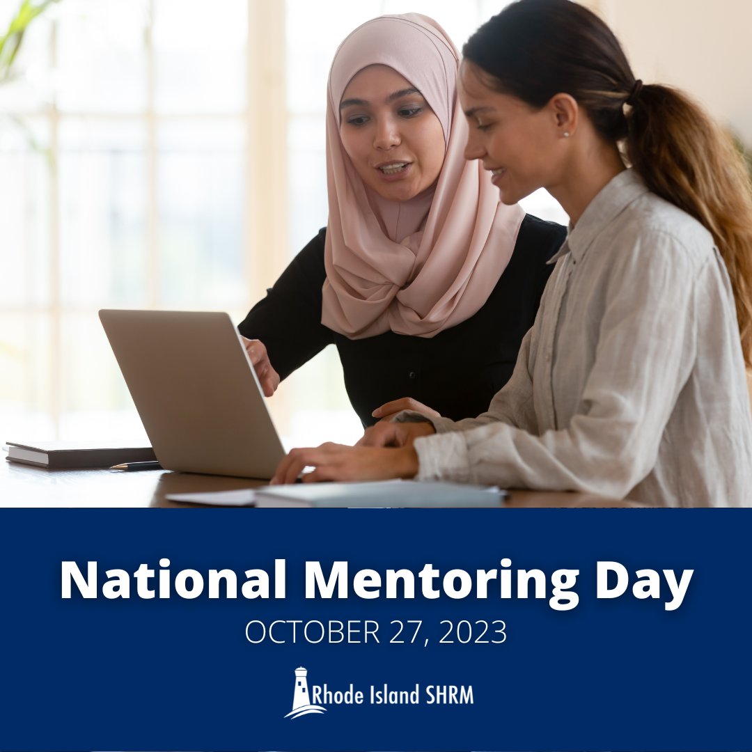 National Mentoring Day aims to educate, inspire, connect and support mentoring to effect positive change and elevate mentoring worldwide. #RISHRM #nationalmentoringday #tagamentor #beamentor