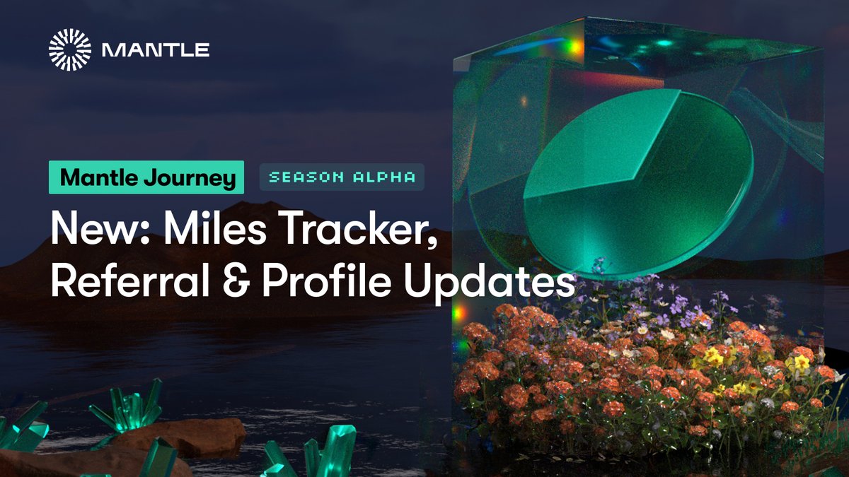 🚨 New Mantle Journey Features Alert!

🔎 MJ Miles calculator and tracker
🔎 New way to earn MJ Miles: Refer your friends 🤝
🔎 More social account verification options available!

Read more: mantle.xyz/blog/announcem…
