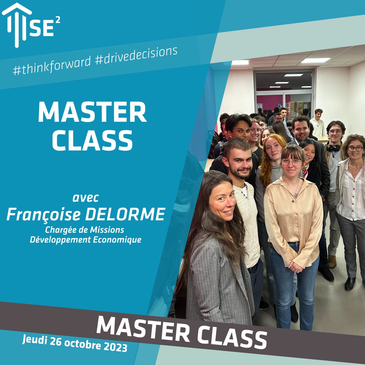 Saint-Etienne School of Economics (SE²) (@se_saintetienne) on Twitter photo 🔹Jeudi 26/11, SE² accueillait Françoise DELORME, Responsable de Service aux entreprises, Direction Développement Economique à <a href="/SteMetropole/">Saint-Étienne Métropole</a>
ℹ se2@univ-st-etienne.fr
ℹ se2.univ-st-etienne.fr
<a href="/Univ_St_Etienne/">Université Jean Monnet Saint-Étienne</a> <a href="/GATE_LSE/">GATE-LSE</a> #drivedecisions #schoolofeconomics #developpementeconomique 🔹Jeudi 26/11, SE² accueillait Françoise DELORME, Responsable de Service aux entreprises, Direction Développement Economique à <a href="/SteMetropole/">Saint-Étienne Métropole</a>
ℹ se2@univ-st-etienne.fr
ℹ se2.univ-st-etienne.fr
<a href="/Univ_St_Etienne/">Université Jean Monnet Saint-Étienne</a> <a href="/GATE_LSE/">GATE-LSE</a> #drivedecisions #schoolofeconomics #developpementeconomique