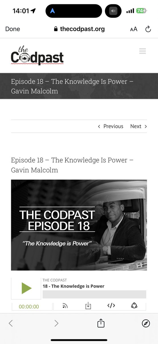 We would like to introduce Gavin, one of our teachers. If you have dyslexia and looked at studying the Knowledge of London, hopefully it will inspire you all.

thecodpast.org/2015/11/episod…