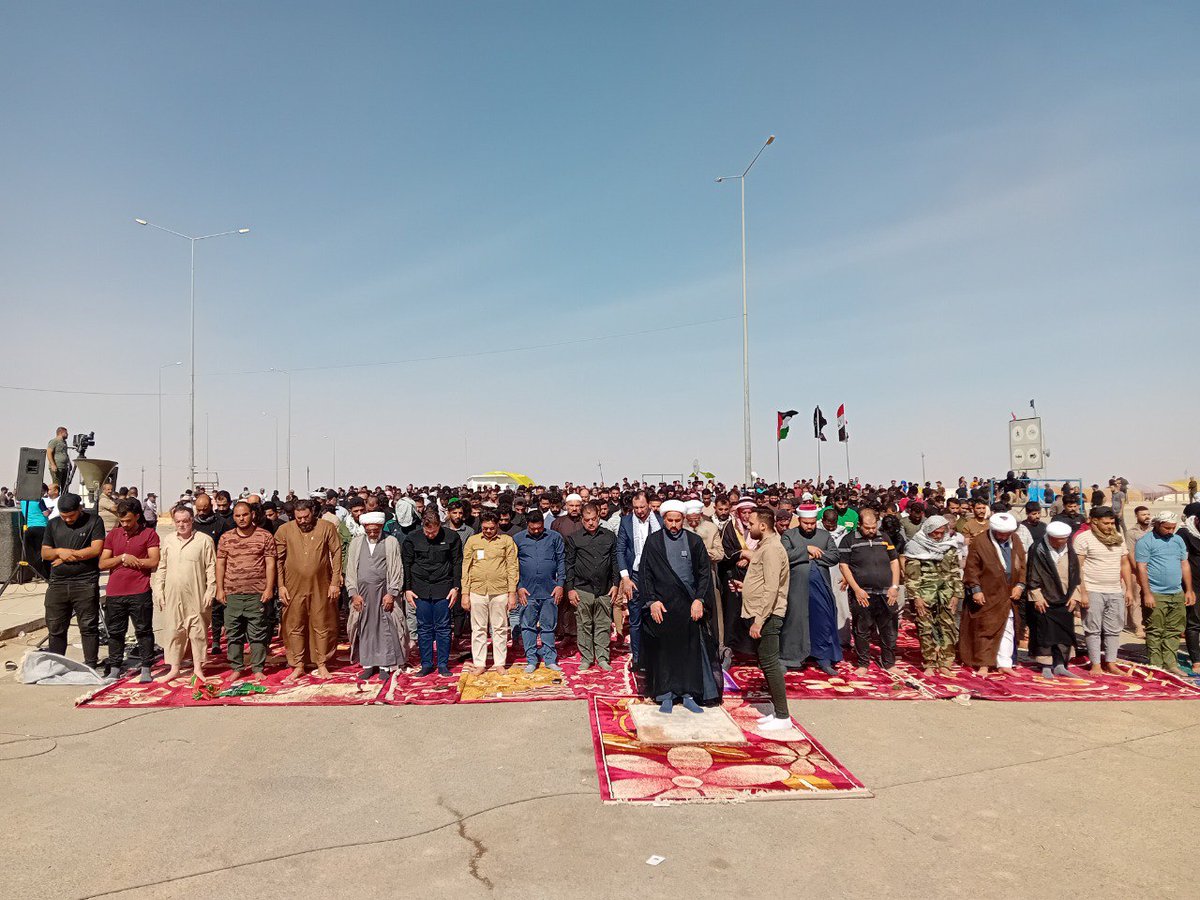 ghaderi62's tweet photo. An important event in the recent developments of #Palestine is the confrontation of #Israel with the unity of the nations of the region in support of Quds. An example of that is the preparation of the Iraqi resistance groups in #Tribil, the border zero point of #Iraq and Jordan. https://t.co/nTrVvtkH9c