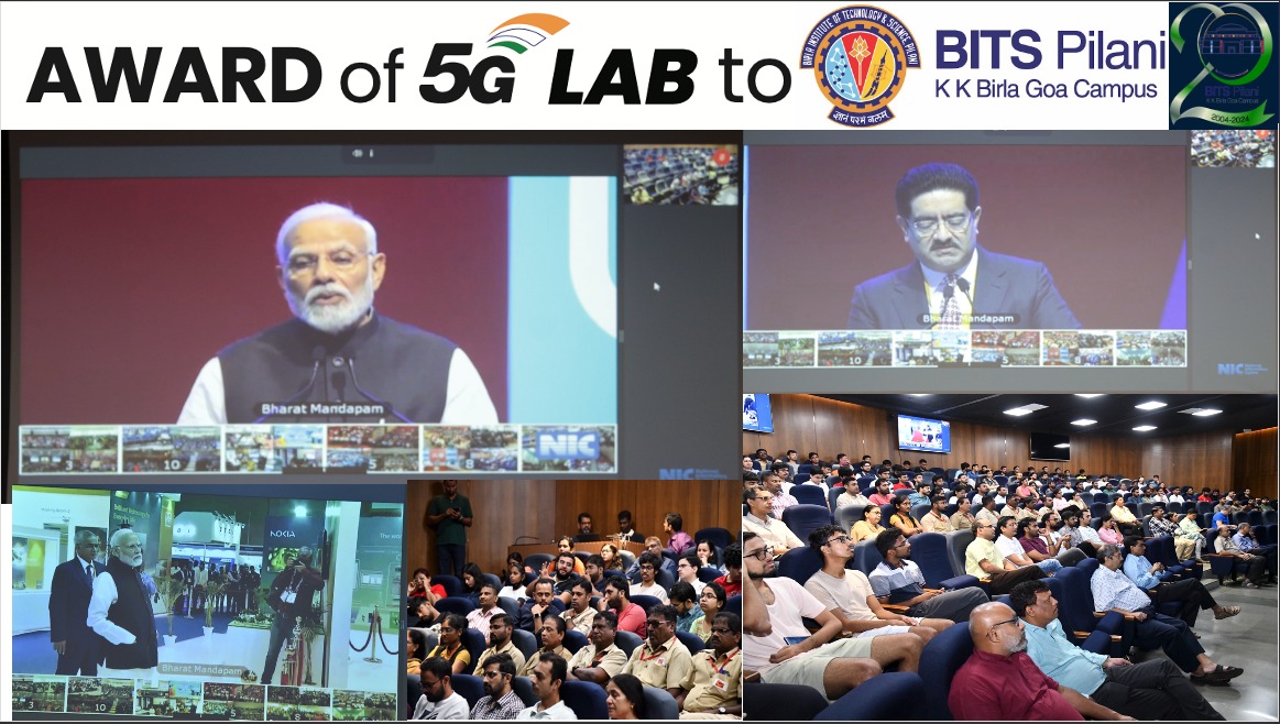 S_K_Sahay's tweet photo. 5G Lab at BITS, Pilani, K. K. Goa Campus https://t.co/zFT0JG8lwb