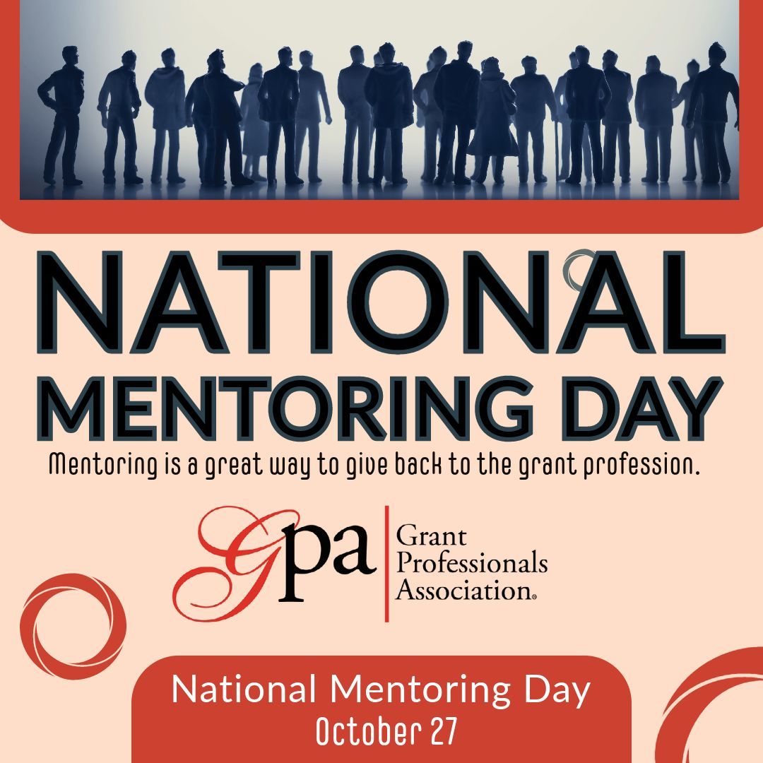 GPANational's tweet photo. Looking for a great way to celebrate National Mentoring Day? Hop over to the Mentor Program page and sign up, if you havenβt already! Mentoring is a great way to give back to the grant profession. #Mentor #GrantPro #GrantWriting https://t.co/OemkNYnpWO https://t.co/3Utz1r863F