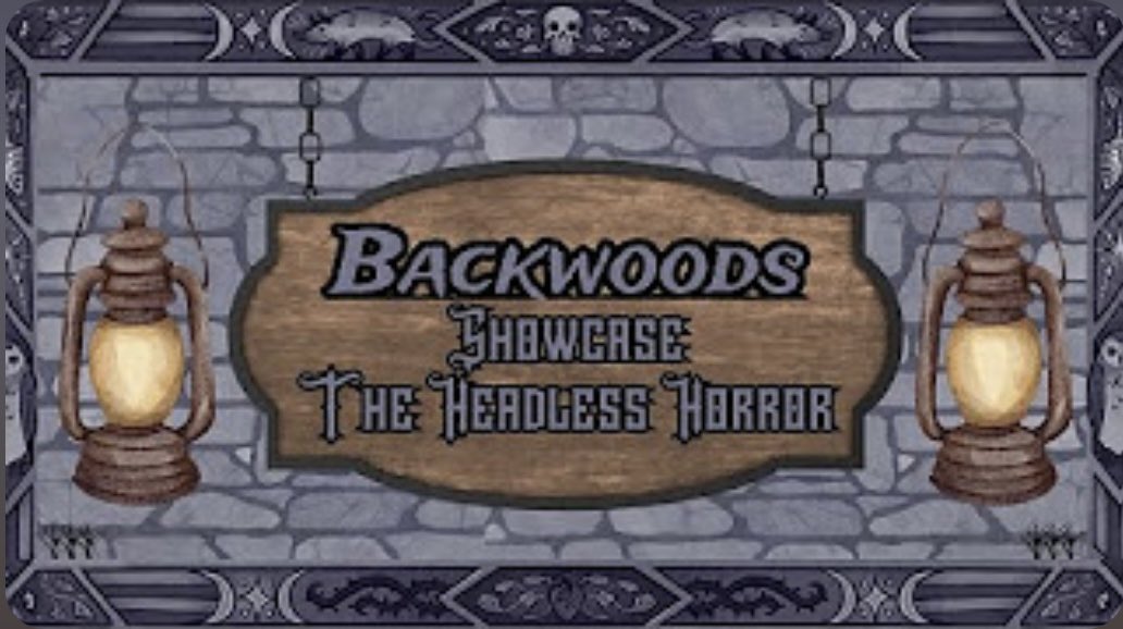 Backwoods is a dark New England setting where the forests have grown twisted and hungry…. 

I have three words for you: 
The Headless Horseman: 

🔗 youtu.be/q_zUw3Ir5Dg?si…