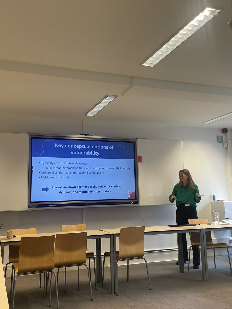 BeckMalou's tweet photo. Yesterday, @SRanchordas and I presented our conceptualisation of “administrative vulnerability” at the ICON-S Benelux Inaugural Lecture in Maastricht. ☺️ Thanks for having us! https://t.co/domEMoKL9S