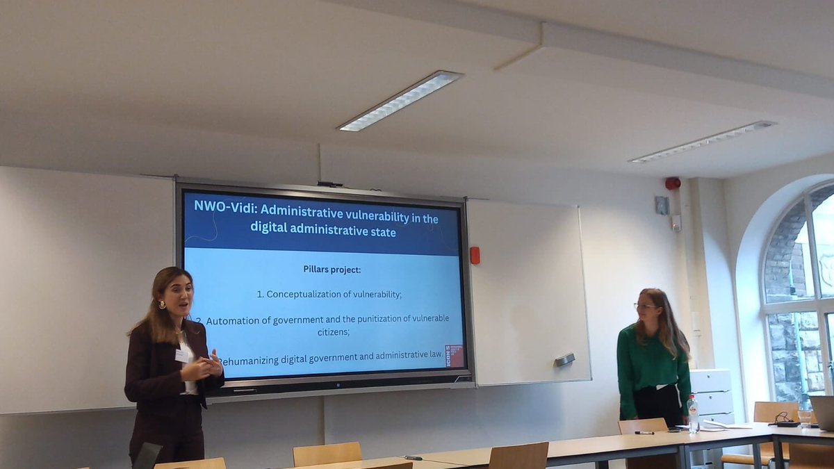 Yesterday, @SRanchordas and I presented our conceptualisation of “administrative vulnerability” at the ICON-S Benelux Inaugural Lecture in Maastricht. ☺️ Thanks for having us!
