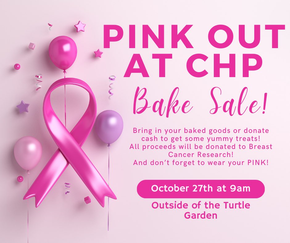 CHPCRUSADERS's tweet image. 💓💓 We  wear PINK in OCTOBER 💜💜👻👻🎃#weareCHP #BreastCancerAwarenesMonth