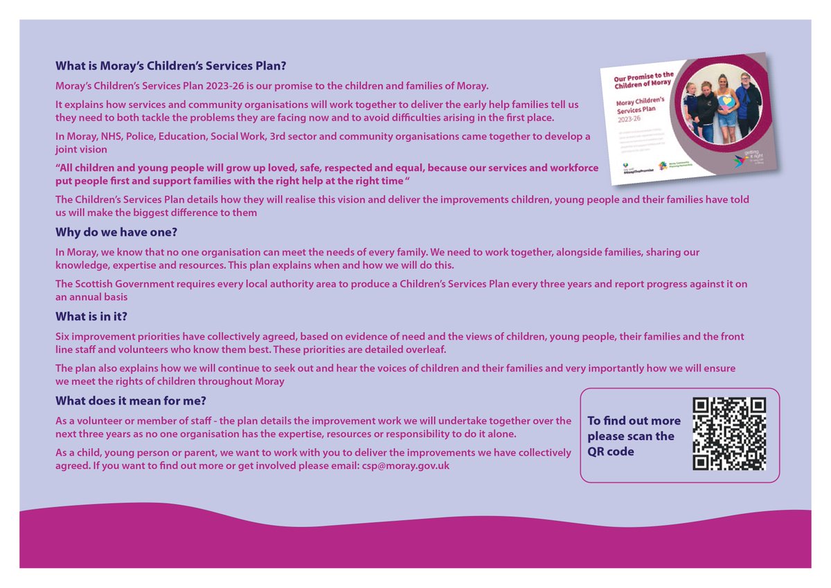 HSCMoray (@hscmoray) on Twitter photo We were delighted to be part of the celebrations for the launch of Moray’s new Children’s Services Plan which was introduced by <a href="/davistracy74/">Tracy Davis</a>, <a href="/NHSGrampian/">NHS Grampian</a> Child Health Commissioner, alongside Becky Crossland & Mary Mooney, both parent peer volunteers with <a href="/children1st/">:michael-ian: meldrum🎗👣 Sui Juris St. John 8:32</a>. We were delighted to be part of the celebrations for the launch of Moray’s new Children’s Services Plan which was introduced by <a href="/davistracy74/">Tracy Davis</a>, <a href="/NHSGrampian/">NHS Grampian</a> Child Health Commissioner, alongside Becky Crossland & Mary Mooney, both parent peer volunteers with <a href="/children1st/">:michael-ian: meldrum🎗👣 Sui Juris St. John 8:32</a>.