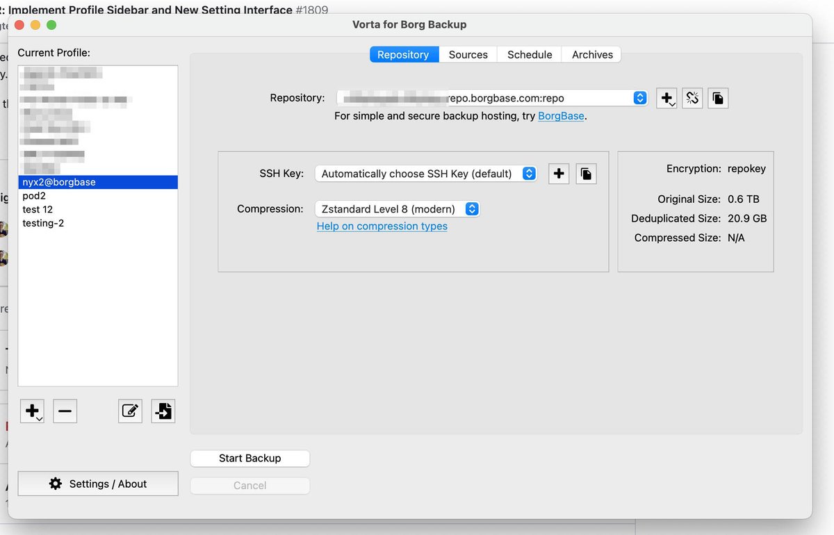 BorgBase tweet media