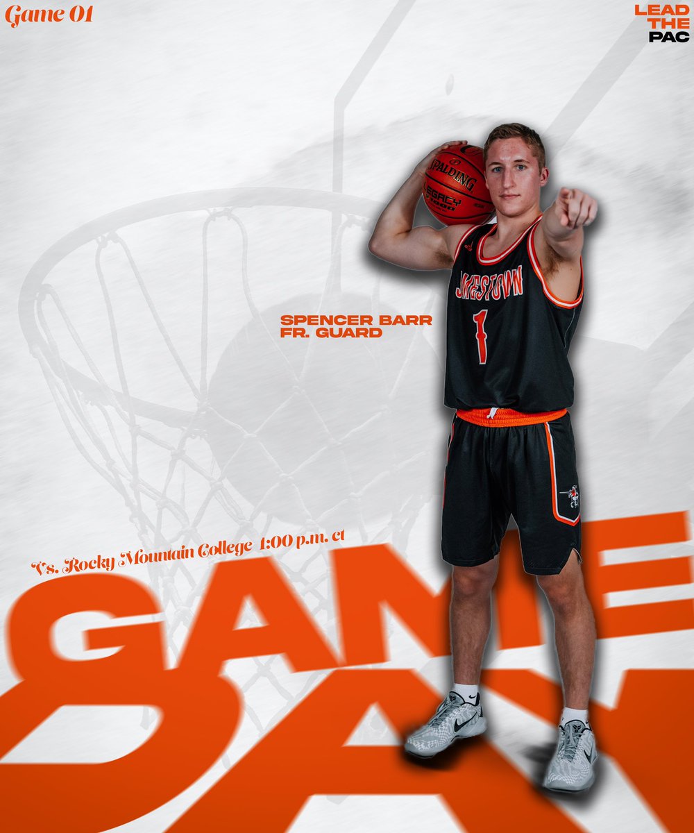 Jamestown_MBB's tweet photo. 𝙄𝙩 𝙖𝙡𝙡 𝙨𝙩𝙖𝙧𝙩𝙨 𝙩𝙤𝙙𝙖𝙮!

🆚: @RockyMtnMBB 
📍: Great Falls, MT
⌚️: 1:00 p.m. (CT)
🖥: https://t.co/wyWxSF79ap

#JimmiePride | #LeadThePac https://t.co/7ay9YkThNe