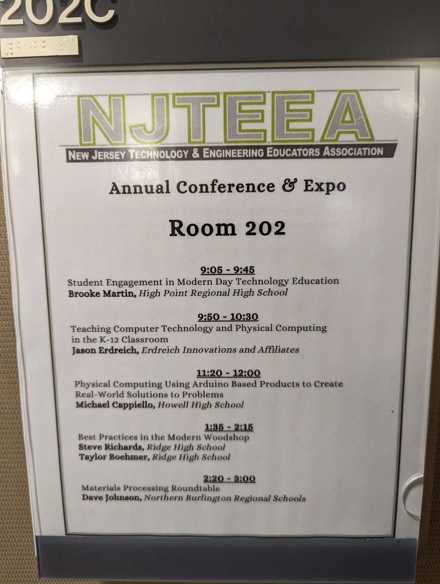 Very proud of @BMartinSTEM for sharing the passion we see everyday <a href="/HPRwildcats/">High Point Regional High School</a> with #teched ts from #NewJersey at <a href="/NJTEEA/">NJTEEA</a> <a href="/JonTallamy/">Jon Tallamy</a> <a href="/1SussexCoNJDOE/">Sussex County NJDOE</a> <a href="/SeamusWCampbell/">Seamus Campbell</a>