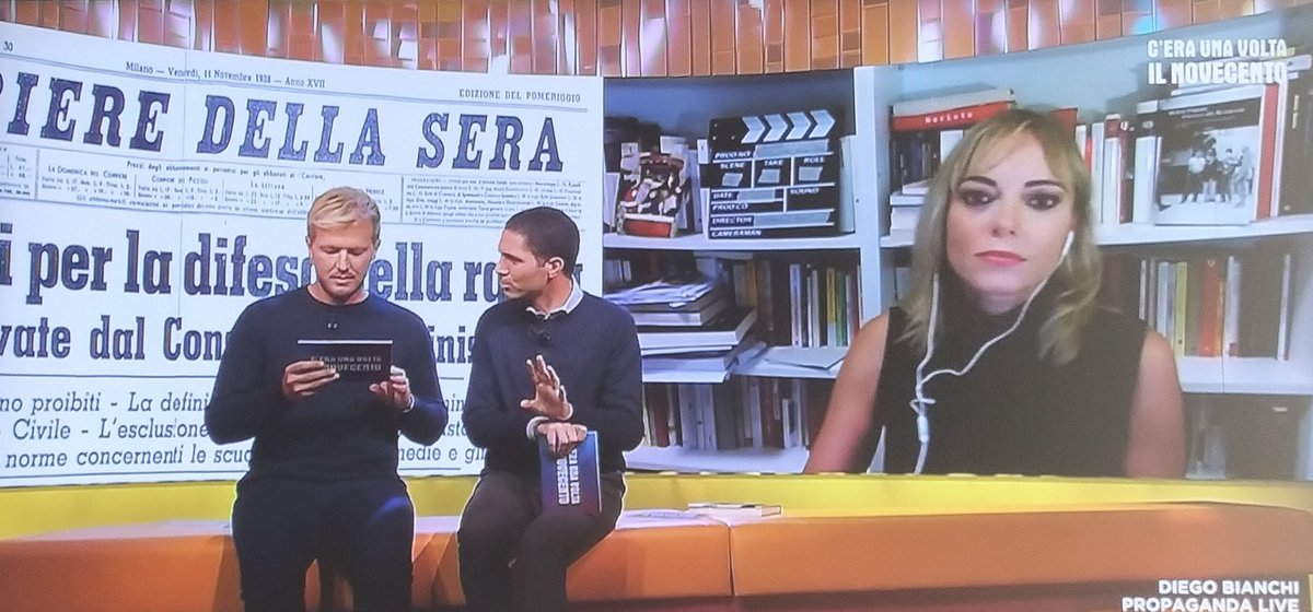 Oggi alle 17.00 sarò su <a href="/La7tv/">La7</a> ospite di Alessio Orsingher e Luca Sappino con una puntata tutta dedicata alla #MarciasuRoma per
 "C'era una volta il Novecento"
Buona visione!