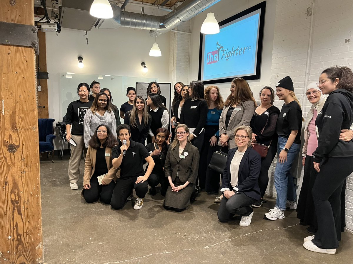 Engaging Night with amazing women at The SheFighter Conference. Hosted by <a href="/Lina_khalifeh/">Lina Khalifeh</a>, Founder of SheFighter. 

Thanks to everyone who joined last night!! 

Thanks to the Guest speakers 
<a href="/MonikaVirdi/">Monika Virdi</a> <a href="/UntangleMoney/">Untangle Money</a> 

#torontoevents #toronto #WomenEmpowerment