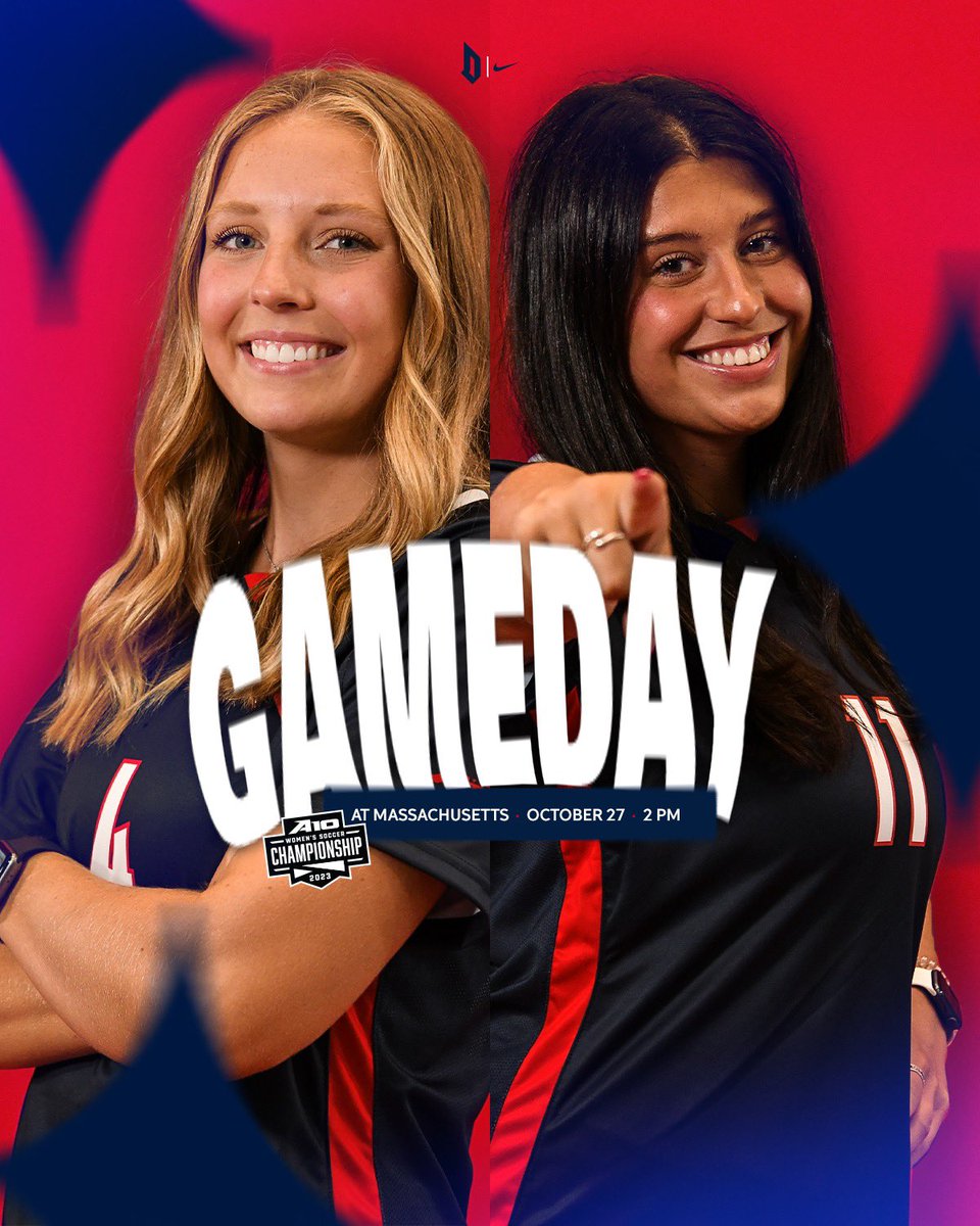 𝐀𝐭𝐥𝐚𝐧𝐭𝐢𝐜 𝟏𝟎 𝐐𝐮𝐚𝐫𝐭𝐞𝐫𝐟𝐢𝐧𝐚𝐥𝐬 ⚔️

⚽️: A-10 Quarterfinals (at Massachusetts)
🕑: 2PM
📍: Amherst, MA
📊: bit.ly/3s60OKV
💻: ESPN+ ➡️ bit.ly/3QyNbNL
🏆: Tournament Central ➡️ bit.ly/49dF4NG

#GoDukes | #A10WSOC