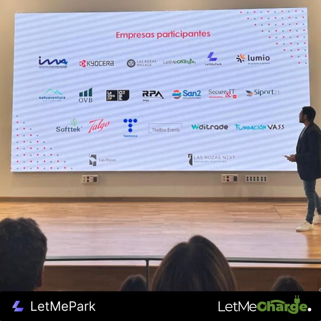 Hoy, LetMePark y LetMeCharge estuvimos en el HUB 232, Las Rozas para la Feria U-Match de Talento Joven.

Valoramos a jóvenes talentosos y había muchos interesados en unirse a nuestro equipo. ¡Gracias Las Rozas Next y el Ayuntamiento de Las Rozas por organizarlo! 💜