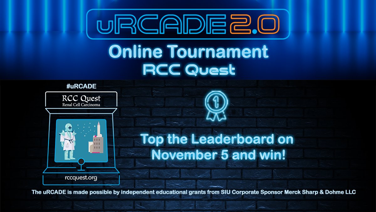 SIU_urology's tweet photo. Right on the heels of #ESMO23, keep the pursuit for knowledge ongoing and take this RCC Quest on #uRCADE! The top player as of Nov 5 wins free virtual registration to #SIU2024NewDelhi!

https://t.co/eQNTeLZgII

@TiansterZhang https://t.co/b6DOhl9Jbf