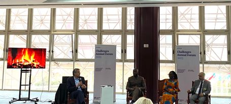 ChallengesForum's tweet photo. Political primacy is key!
A really intersting discussion on #peaceoperations in the absence of host consent, 
with @LindaDarkwa @ZAlghali @CedricdeConing &amp; Babu Rahman
-  concluded our two exciting days of Challenges Annual Forum #CAF23Addis here in Addis Ababa 
Thank you all!👏 https://t.co/eyasfB7Cf5
