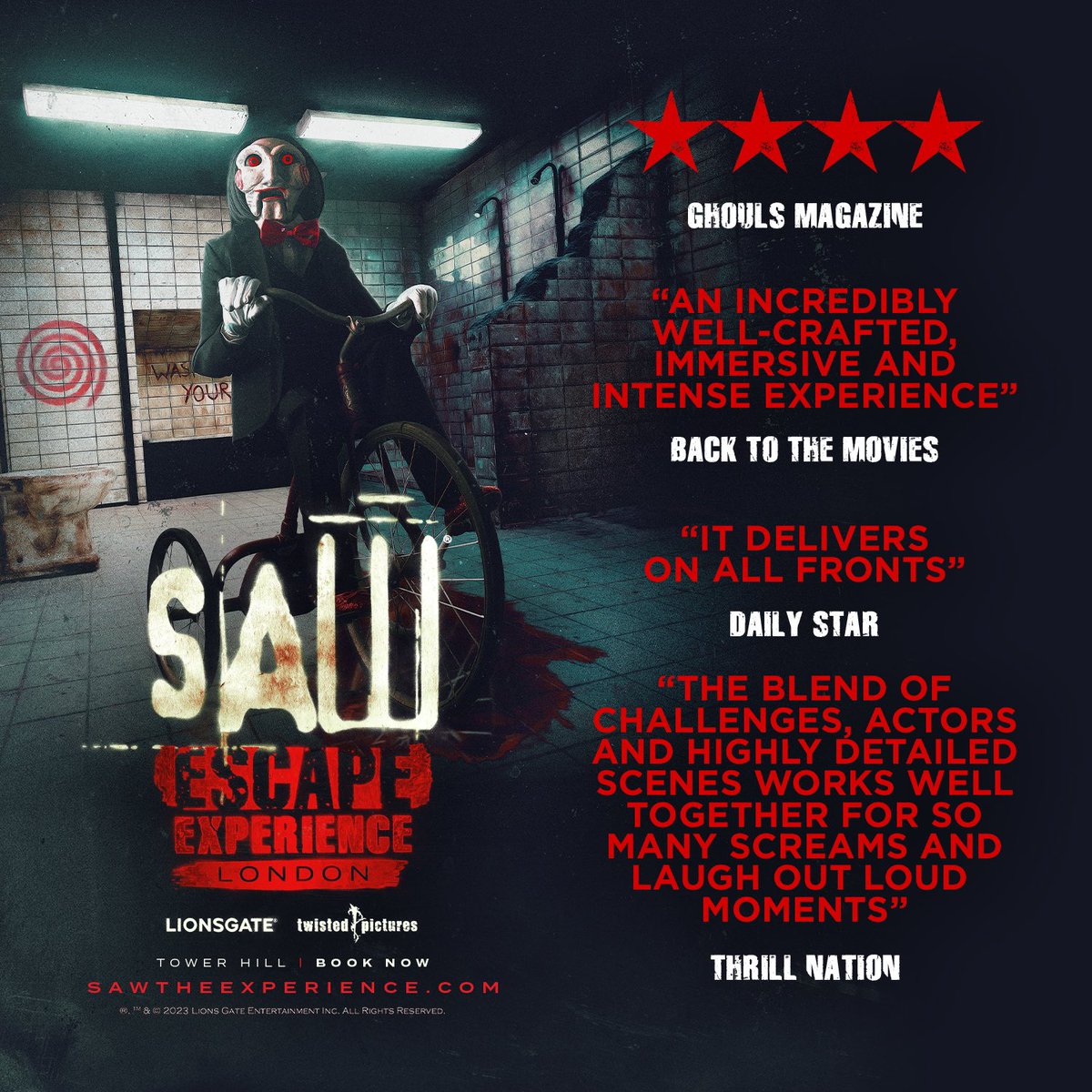 The perfect Halloween experience awaits you this weekend… 👀 

#SAWEscapeLDN