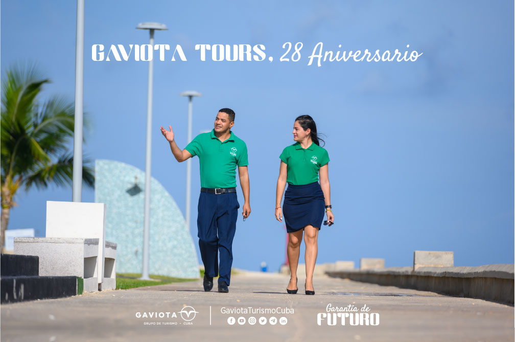 ¡Muchas Felicitaciones al #TeamGaviota de @GaviotaToursCu en su 28 aniversario! Gracias por su dedicación incansable y compromiso constante.
👉gaviota-grupo.com/news/205 
#GaviotaToursCuba #CubaUnica #Travel #NuestraGente #Cuba #GaviotaTurismo