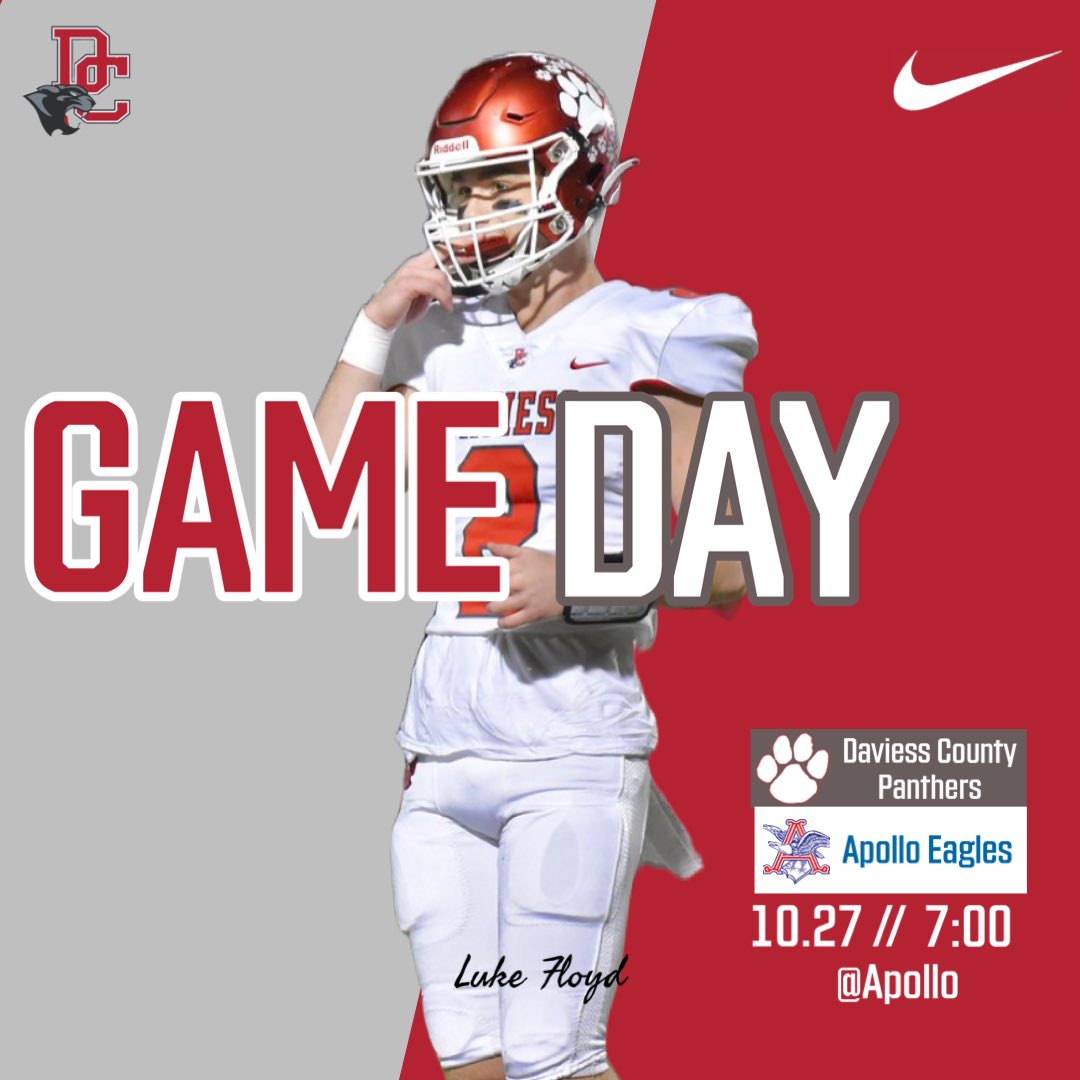 GAMEDAY!! 

Come support your panthers against cross town rival Apollo in the season finale!! 

#PantherPride