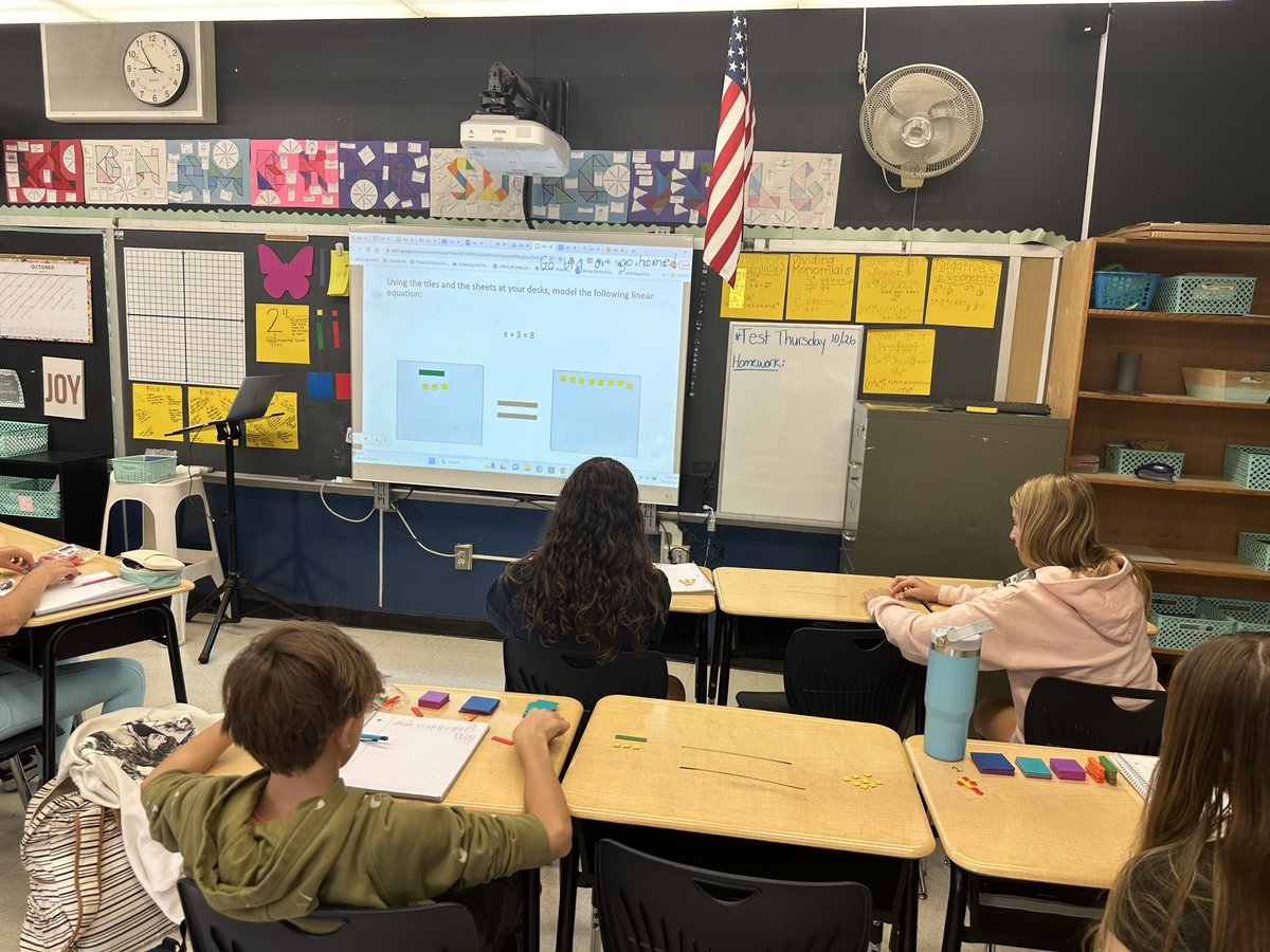 mlittlemath's tweet image. In our algebra tile era!  It’s my favorite era of all!  ✖️🟰1989
