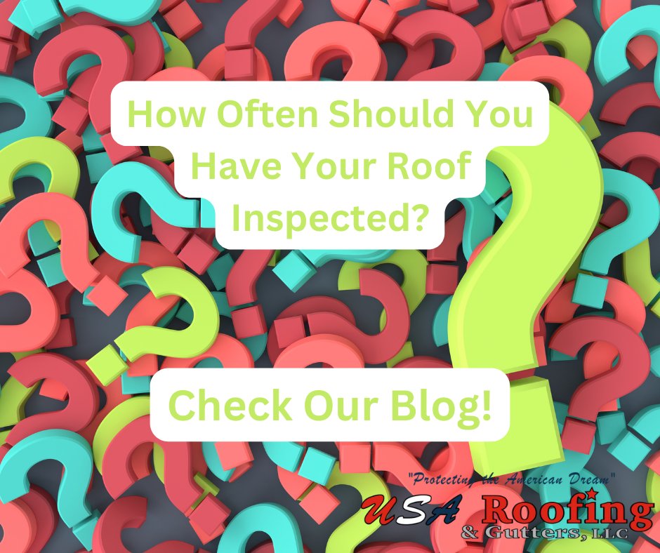 Weekly Blog Alert!! How often should homeowners have their roofs inspected❓ Find out the answer below❗️👇 #WeeklyBlog #blog #roofinspection #homeowner usaroofing.us/should-you-hav…