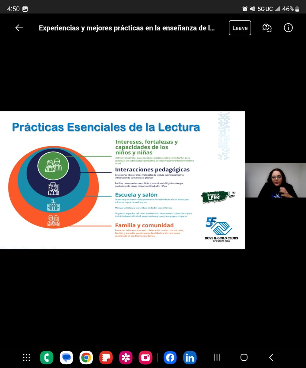TodosLeerPR's tweet photo. En la tarde de ayer, Keysha Rodríguez de @BGCPR , ofreció el webinar "¿Cómo integrar las prácticas esenciales para la enseñanza de la lectoescritura? Experiencias y mejores prácticas?". Gracias al @EDUCACIONPR por ofrecer su espacio y contar con la Coalición. https://t.co/xI3282NUG6