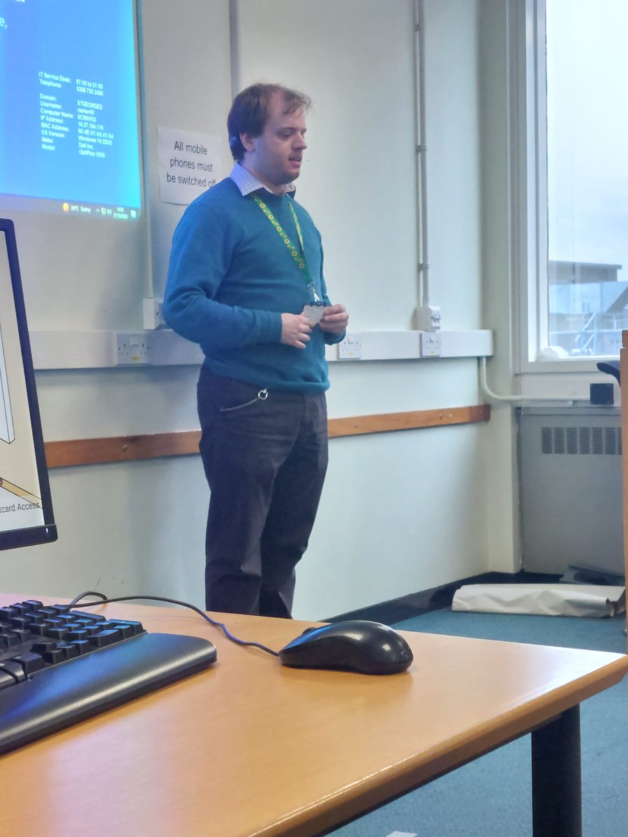 Induction Training for a client starting a new role @StGeorgesTrust  He is giving a speech on #gdpr #getautismworking #neurodiversity #inclusiveworkplaces <a href="/NHSAbility/">NHS Ability</a> <a href="/NHSEnglandLDN/">NHS London</a>