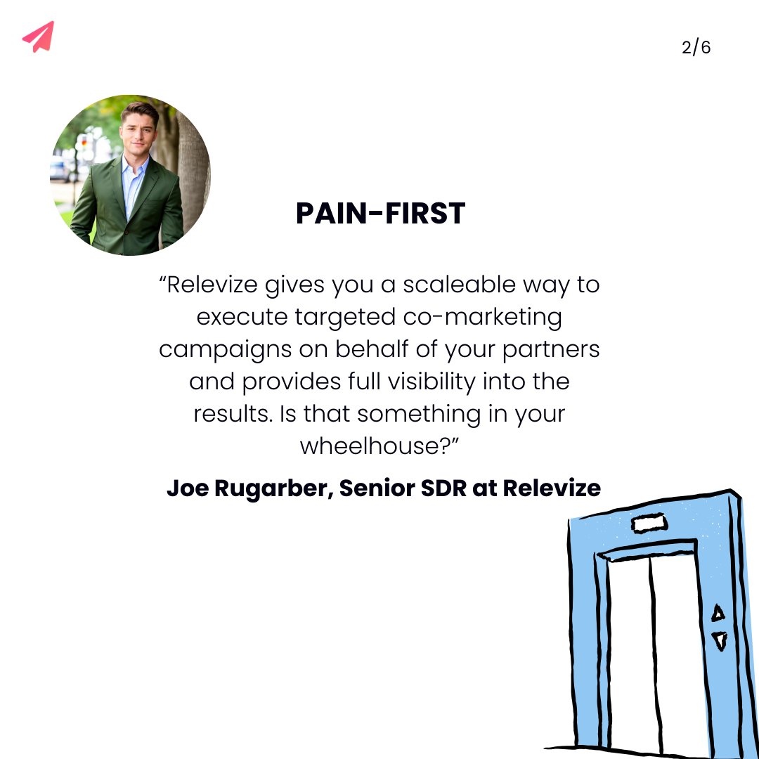 OutplayHQ's tweet photo. Swipe right for some sales elevator pitches! Go here for more templates and tips: https://t.co/5lxnXiOQZ7 https://t.co/vIds6UqdUY