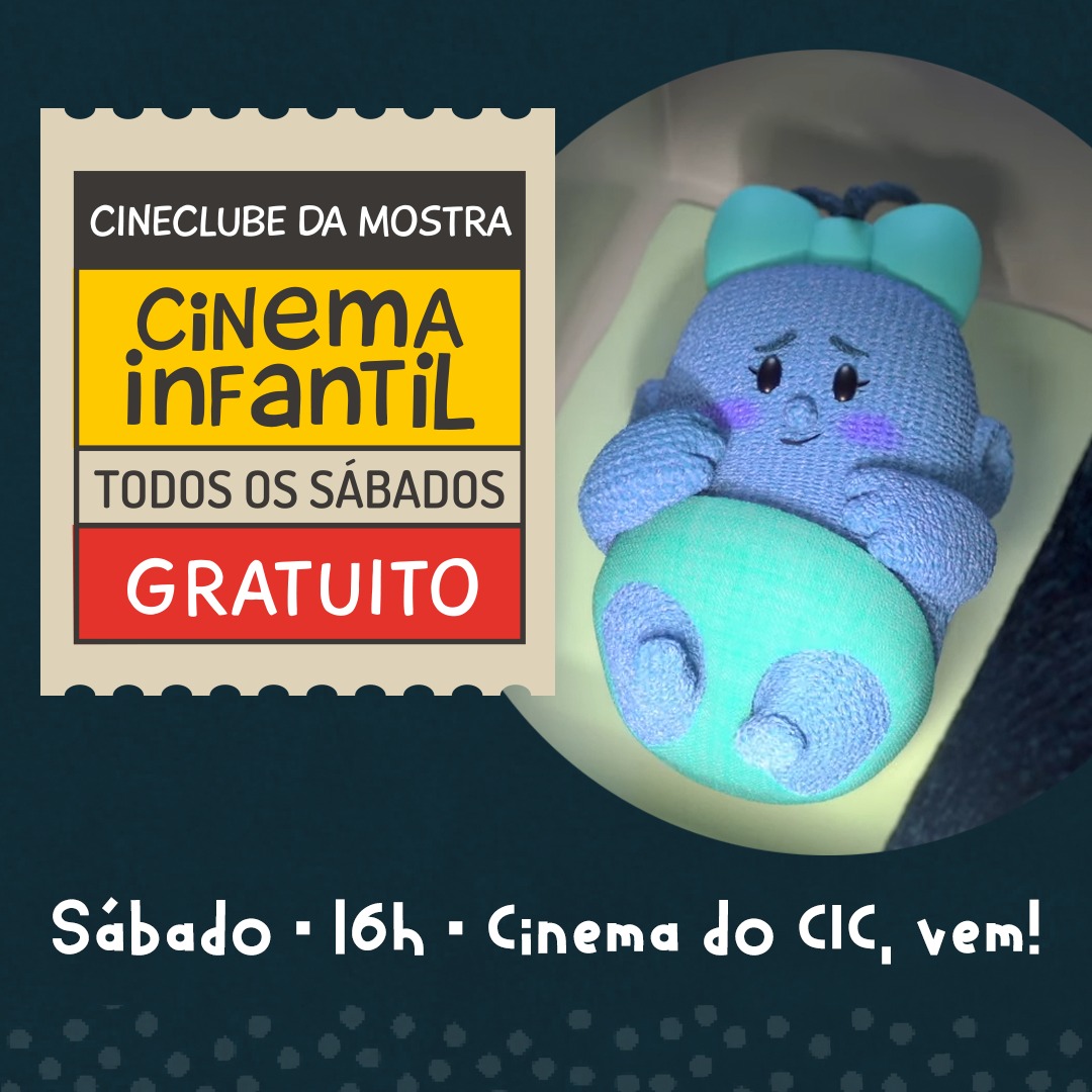 Neste sábado, 28/10, tem Cineclube da Mostra com a exibição dos melhores curtas-metragens internacionais na versão dublada. É às 16h, no CIC! 

A classificação é livre, mas a Mostra indica para +6 anos. 

🌟A entrada é gratuita. Esperamos você!