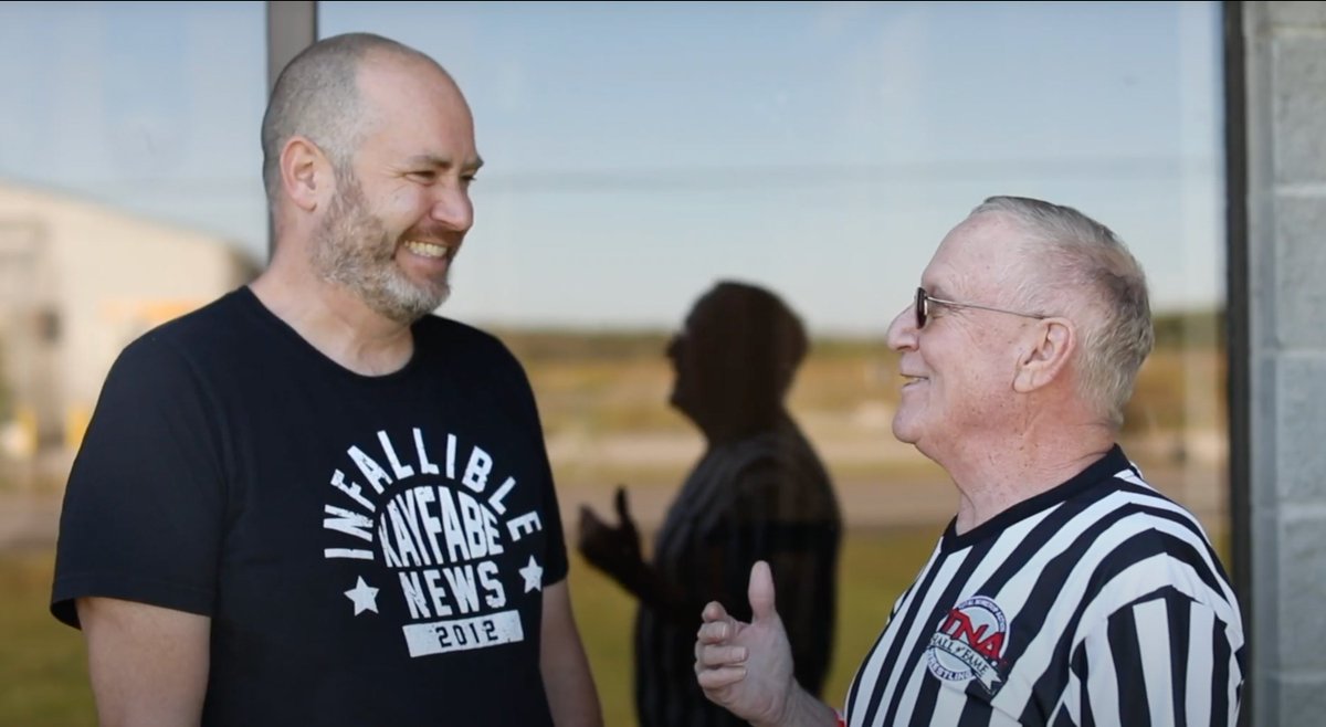 KayfabeNews's tweet image. We are making a documentary celebrating the referees of the squared circle, so naturally the GOAT zebra Earl Hebner is in it.
Check it out: kickstarter.com/projects/colin…