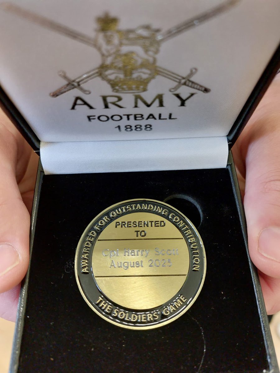 Armyfa1888's tweet photo. Fantastic to see one of our Army Referees recognised for the hard work they’ve put into Army Football.

Congratulations Cpl Harry Scott👏🏻 https://t.co/MAc2WNRJhV