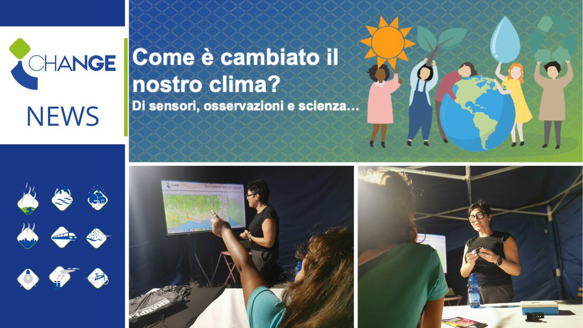 📌On 29th Sept, the #ICHANGE partner IMATI-CNR participated to the Italian initiative <a href="/sharpernight/">SHARPER Night</a> in the context of the #EuropeanResearchersNight to showcase some of our project activities and results: ichange-project.eu/i-change-prese…
<a href="/EU_Commission/">European Commission</a> <a href="/EUClimateAction/">EU Climate Action</a> <a href="/EUgreenresearch/">EU green research</a>