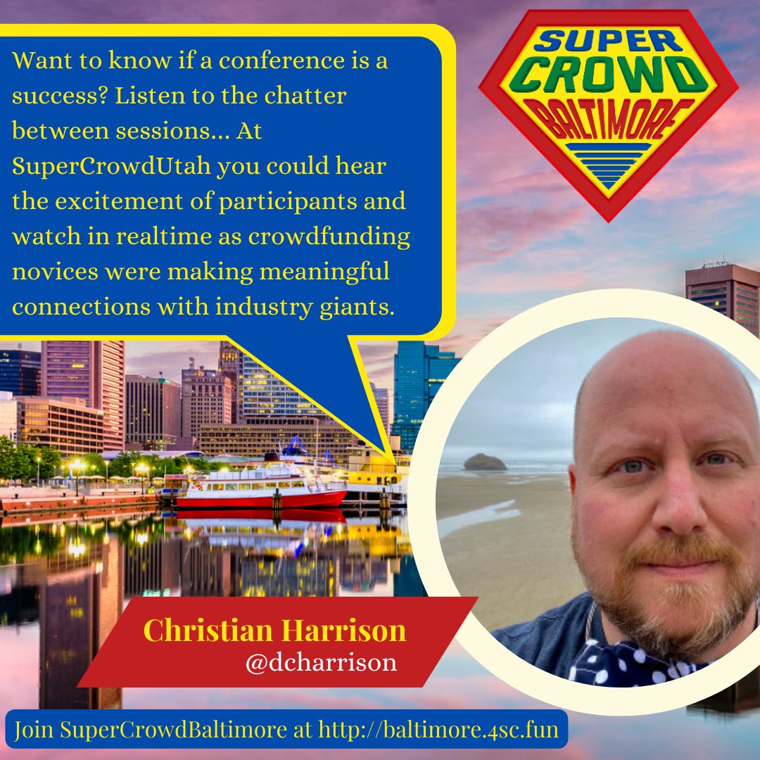 #SuperCrowdUtah attendees had a blast and left with actionable insights. Now, it's your turn! Join us at #SuperCrowdBaltimore and enjoy a 30% discount with code 'SUPERCROWD' Secure your spot now!

baltimore.4sc.fun

@dcharrison