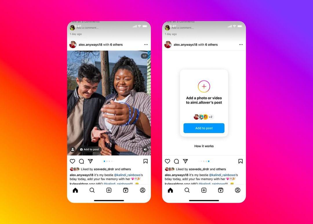 Instagram has started testing a new way to invite friends to join in on your feed posts 👀

Before posting a carousel, you can turn on the ability for your followers to submit photos and/or videos, which you can approve to add to the post.
