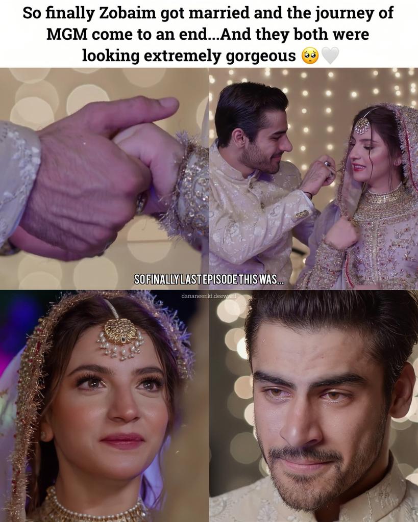 dananeerisworld's tweet photo. So, It's the End of MGM...Saim And Zubi's story came to an end , we're gonna miss our mgm Fridays. 🥺🤍 @DananeerM #muhabbatgumshudameri https://t.co/8pwH4dut7G