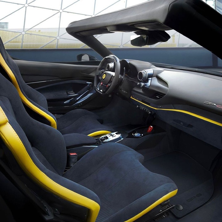 JetsetOnline's tweet photo. #FastlaneFriday Ferrari has added a new exclusive ride to their one-off series.
The SP-8 features an exclusive matte paint job and as Ferrari put it "...in a league of its own."

📸: IG @FerrariUSA

#LuxuryLifestyle #LuxurySuperCar #Ferrari #FerrariOneOff #FerrariSP8 #SuperCar https://t.co/SfRe2Kc1Pc