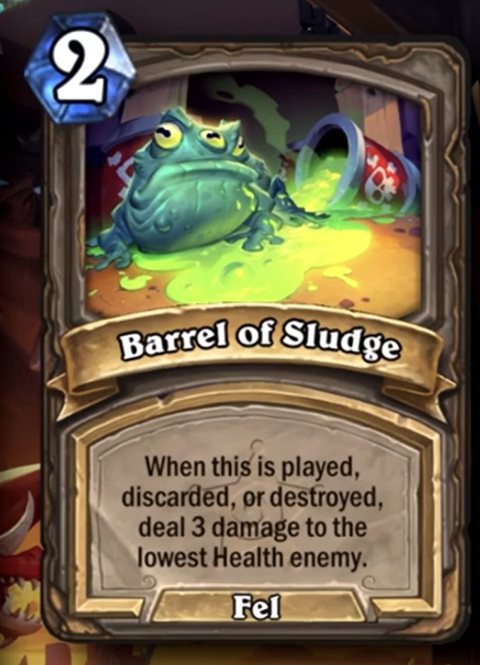 Zeddy on X: I also have the most TOXIC Signature Card reveal courtesy of  @PlayHearthstone for Showdown in the Badlands! The Warlock legendary  Pop'gar the Putrid. He literally has barrels of toxic