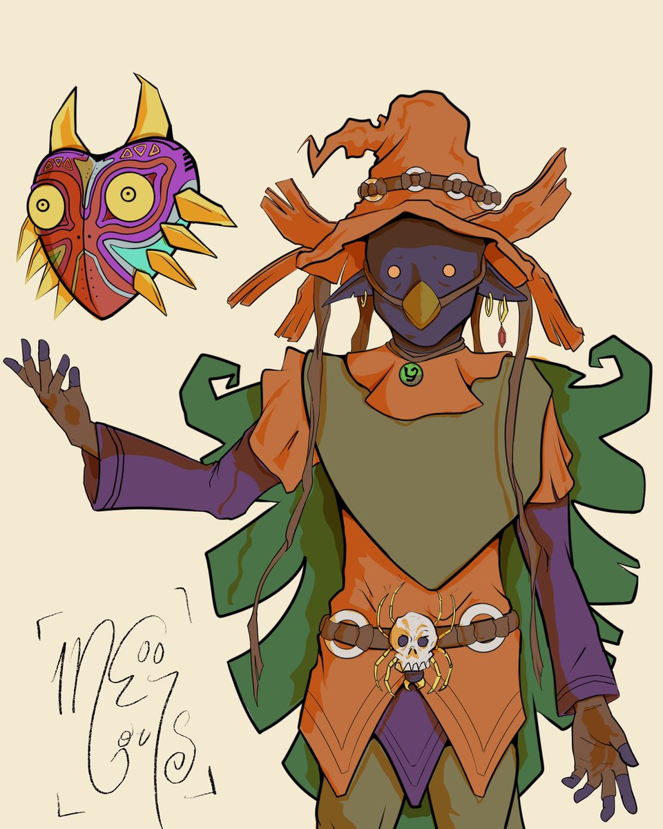 ArgeniSouls's tweet photo. WIP, almost doneee I really like it, any Halloween costume from Majoras Mask? https://t.co/JwEQZMYWsE