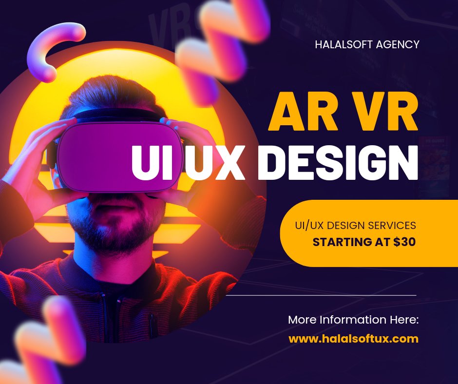 ErshadEnamul's tweet photo. Exciting news! 🚀 Halalsoft Agency now offers cutting-edge AR/VR design services. Elevate your user experience to new dimensions. Explore the future with us! #ARVR  #Innovations  #HalalsoftAgency #uidesign #uxdesign https://t.co/DH6A3AffHl