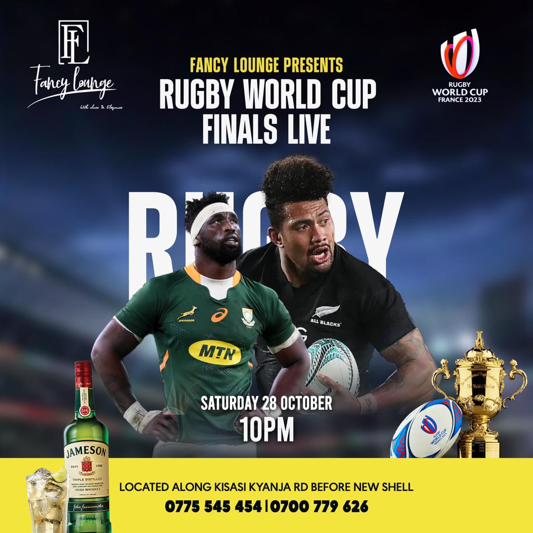 FancyLoungeKla's tweet photo. Rugby fans around Kyanja , Don't miss it!!@UgandaRugby 
#rugbyworldcup2023 Come tomorrow and have a great time with friends.10pm https://t.co/qkl25OXtRB