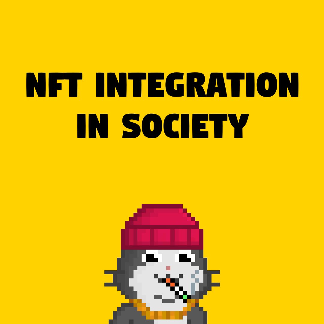 NFTs are reshaping how we think about ownership and value in our digital world. 

Society's embrace of this technology is a testament to the ever-evolving nature of innovation. 🌐💎 
#NFTs #DigitalRevolution