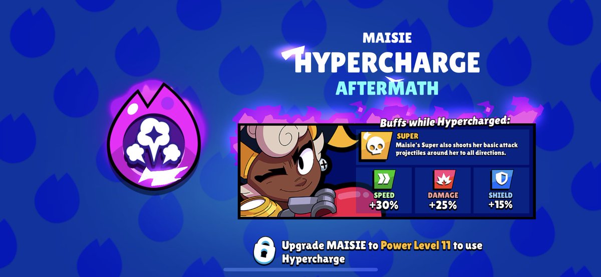 Ofc the one hupercharged brawler I don’t have at lvl 11 is the one that I get 💀