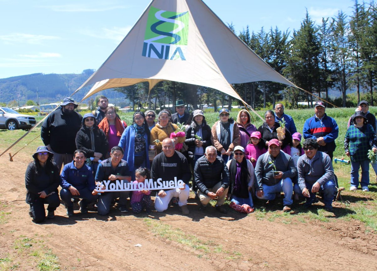 RavilesR's tweet photo. En Cañete Día de Campo Proyecto @iniachile @gorebiobio "Transferencia tecnológica y extensión agropecuaria para productores de Provincia de Arauco" con agricultores y agricultoras de comuna de @muniarauco en Unidad de Validación @Gendarmeria_CL CET Cañete. #Araucoagrosostenible. https://t.co/WBnA209UVS