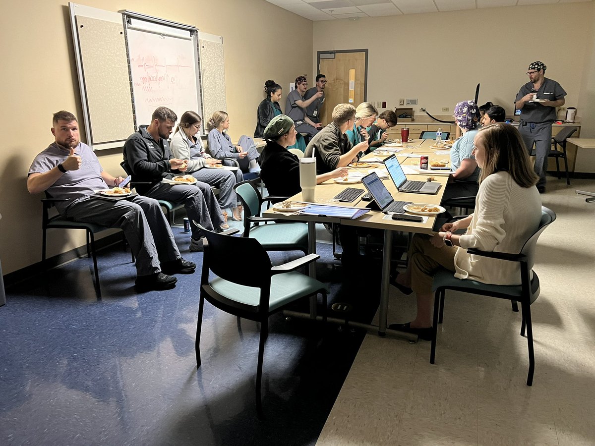 uamstrauma's tweet photo. BCVIs and Canes chicken tenders… what could be better? Great job presenting Drs. Raveena Patel and Sid Patel! #journalclub #BCVI #surgeryeducation https://t.co/sTvQ3t6agz
