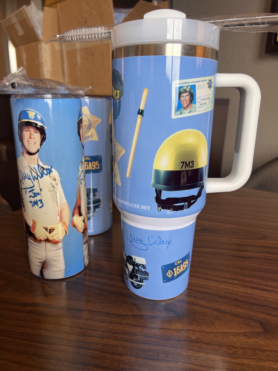 LarryDWilcox's tweet image. The 20oz stainless steel Tumbler and the 40 oz